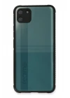 Realme C11 Kılıf Miami Şeffaf Silikon - Siyah