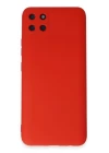 Realme C11 Kılıf Nano içi Kadife Silikon - Kırmızı