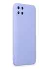 Realme C11 Kılıf Nano içi Kadife Silikon - Lila