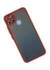 Realme C21Y Kılıf Montreal Silikon Kapak - Kırmızı