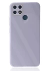 Realme C25 Kılıf Glass Kapak - Lila