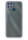 Realme C25 Kılıf Montreal Silikon Kapak - Gri