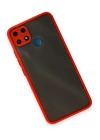 Realme C25 Kılıf Montreal Silikon Kapak - Kırmızı