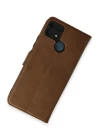 Realme C25 Kılıf Trend S Plus Kapaklı Kılıf - Taba