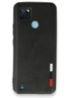 Realme C25Y Kılıf Loop Deri Silikon - Siyah