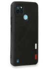 Realme C25Y Kılıf Loop Deri Silikon - Siyah