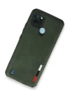 Realme C25Y Kılıf Loop Deri Silikon - Yeşil
