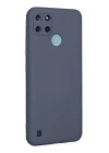 Realme C25Y Kılıf Nano içi Kadife Silikon - Gri