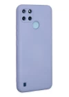 Realme C25Y Kılıf Nano içi Kadife Silikon - Lila
