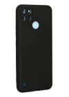 Realme C25Y Kılıf Nano içi Kadife Silikon - Siyah