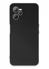 Realme C35 Kılıf First Silikon - Siyah