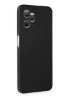 Realme C35 Kılıf First Silikon - Siyah