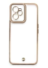 Realme C35 Kılıf Liva Lens Silikon - Pudra