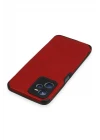 Realme C35 Kılıf Loop Deri Silikon - Kırmızı