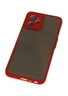 Realme C35 Kılıf Montreal Silikon Kapak - Kırmızı
