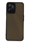 Realme C35 Kılıf Montreal Silikon Kapak - Siyah