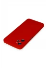 Realme C35 Kılıf Nano içi Kadife Silikon - Kırmızı