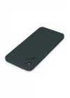 Realme C35 Kılıf Nano içi Kadife Silikon - Koyu Yeşil