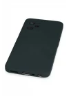 Realme C35 Kılıf Nano içi Kadife Silikon - Koyu Yeşil