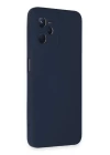 Realme C35 Kılıf Nano içi Kadife Silikon - Lacivert