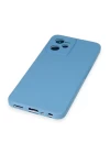 Realme C35 Kılıf Nano içi Kadife Silikon - Mavi