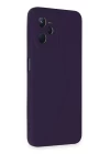Realme C35 Kılıf Nano içi Kadife Silikon - Mor
