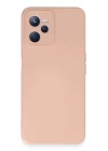 Realme C35 Kılıf Nano içi Kadife Silikon - Pudra