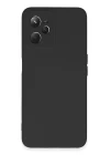 Realme C35 Kılıf Nano içi Kadife Silikon - Siyah