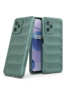 Realme C35 Kılıf Optimum Silikon - Koyu Yeşil