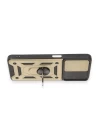 Realme C35 Kılıf Pars Lens Yüzüklü Silikon - Gold