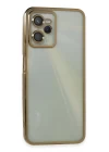 Realme C35 Kılıf Razer Lensli Silikon - Gold