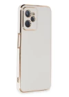 Realme C35 Kılıf Volet Silikon - Beyaz