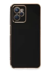 Realme C35 Kılıf Volet Silikon - Siyah