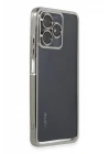 Realme C53 Kılıf Lensli Silikon - Gümüş