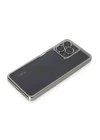 Realme C53 Kılıf Lensli Silikon - Gümüş