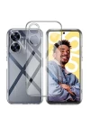 Realme C55 Kılıf Lüx Şeffaf Silikon