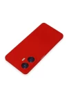 Realme C55 Kılıf Nano içi Kadife Silikon - Kırmızı