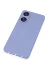 Realme C55 Kılıf Nano içi Kadife Silikon - Lila
