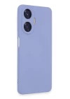 Realme C55 Kılıf Nano içi Kadife Silikon - Lila