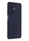 Realme C55 Kılıf Nano içi Kadife Silikon - Mor