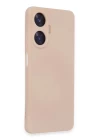 Realme C55 Kılıf Nano içi Kadife Silikon - Pudra