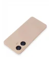 Realme C55 Kılıf Nano içi Kadife Silikon - Pudra