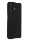 Realme C55 Kılıf Nano içi Kadife Silikon - Siyah