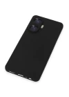 Realme C55 Kılıf Nano içi Kadife Silikon - Siyah