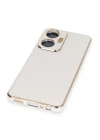 Realme C55 Kılıf Volet Silikon - Beyaz