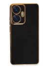 Realme C55 Kılıf Volet Silikon - Siyah