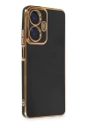Realme C55 Kılıf Volet Silikon - Siyah