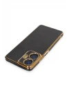 Realme C55 Kılıf Volet Silikon - Siyah