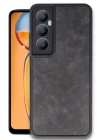Realme C65 Kılıf Aras Deri Kapak - Siyah