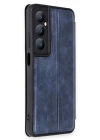 Realme C65 Kılıf Flip Cover - Lacivert